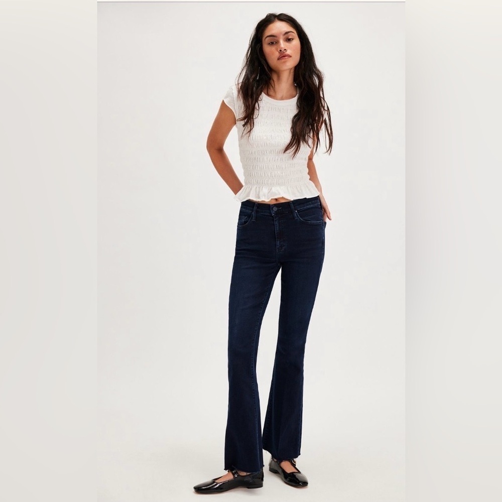 MOTHER The Weekender Fray Jeans Size 30 NWT
